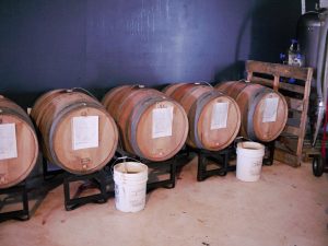 Cellar West Barrels
