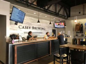 Picture of interior taproom of Casey Brewing & Blending