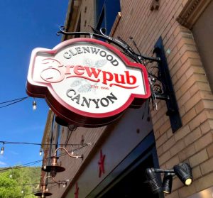 Picture of Glenwood Canyon Brewpub exterior sign