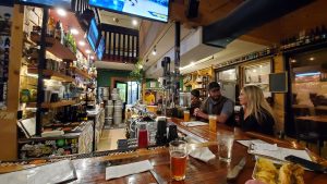 Interior of Evergreen Brewery. Photo by: Dev Adams